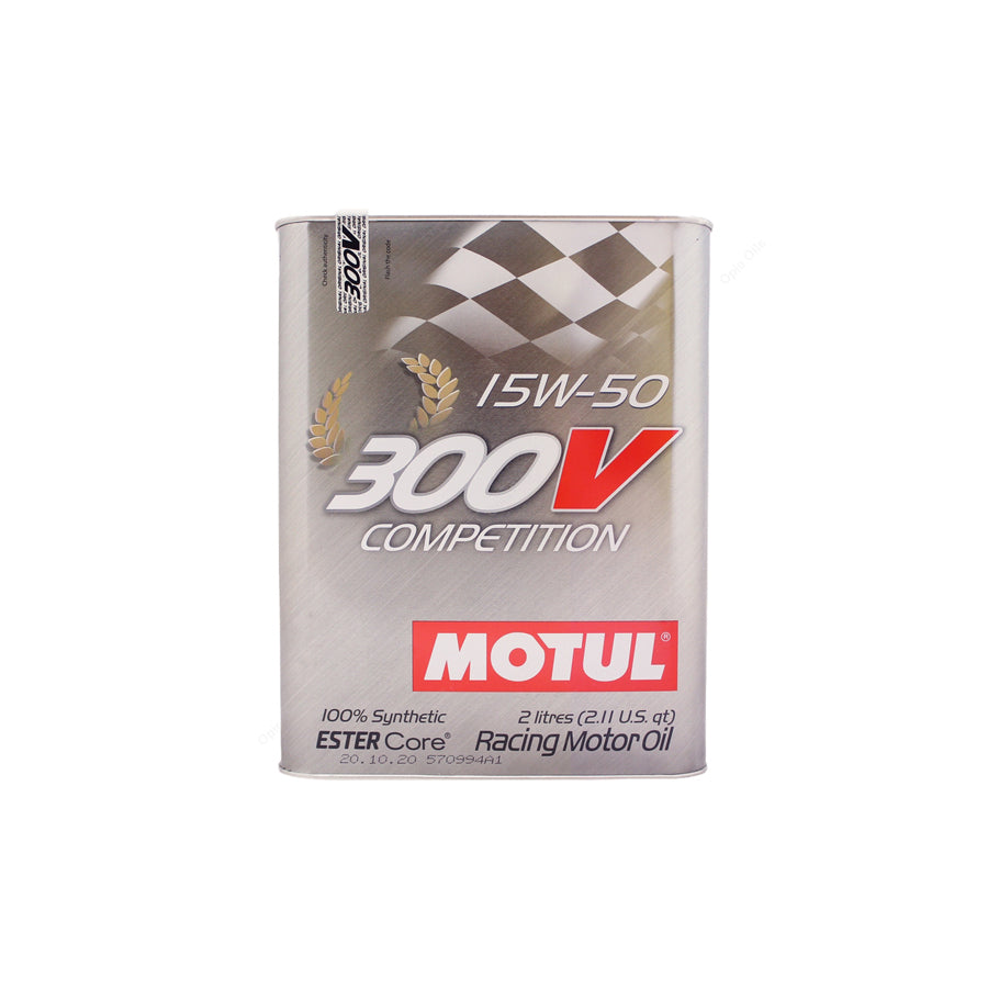 Motul 300V Competition 15w-50 Ester Synthetic Racing Car Engine Oil (Old Label) 2l
