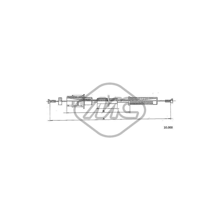 Metalcaucho 80891 Throttle Cable for CITRO?N CX | Duco Car Parts UK Car Parts