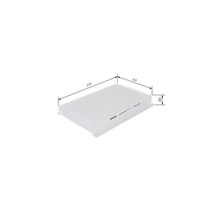 BOSCH 1 987 476 504 Brake Hose for FORD TRANSIT 280Mm M10