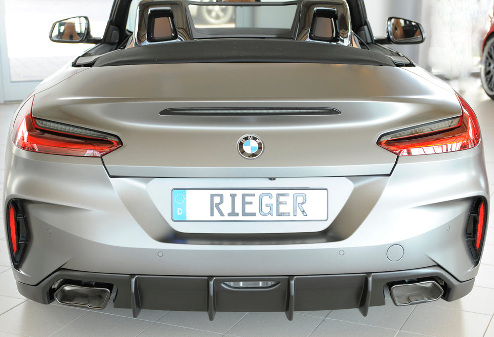 Rieger 00050523 BMW Z4 G4Z/G29 Rear Diffuser for Original Tailpipe Left & RIght -  Matte Black