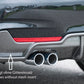 Rieger 00088070 BMW 4 Series F32 F33 F36 Rear Diffuser for Original Tailpipe Left - Glossy Black