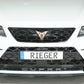 Rieger 00088227 SEAT 5FP Ateca Cupra Front Splitter - Glossy Black