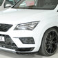 Rieger 00088227 SEAT 5FP Ateca Cupra Front Splitter - Glossy Black