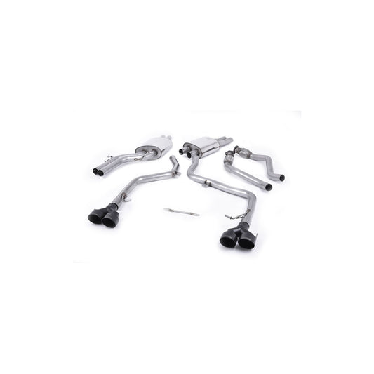 MillTek Audi B8 & B8.5 Resonated Cat-Back Exhaust (S4 & S5)