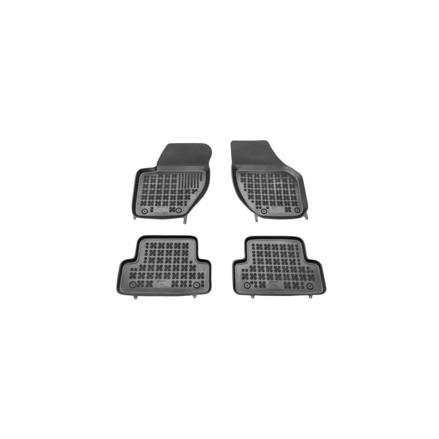 REZAW PLAST Tailored 200412 Floor mat set for VOLVO V40 Hatchback (525, 526) Elastomer, Front and Rear, Quantity: 4, Black
