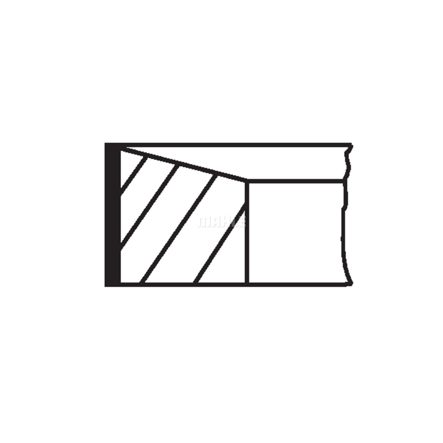 MAHLE ORIGINAL 201 43 N1 Piston Ring Kit for BEDFORD Blitz (CF97) Cyl.Bore: 90,93mm