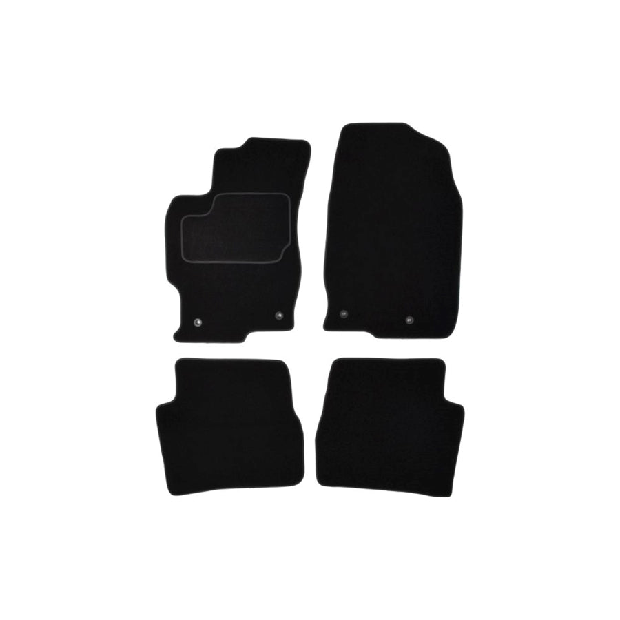 MAMMOOTH A041 MAZ85 PRM 01 Floor mat set for MAZDA 6 Textile, Front and Rear, Quantity: 4, Black