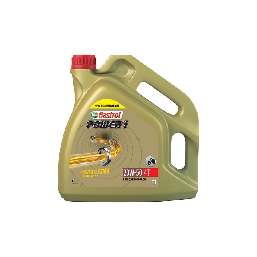 Castrol Power1 20W-50 4T Motorcycle 4 Stroke - 4Ltr