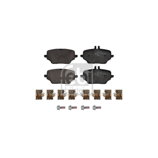 Febi Bilstein 176866 Brake Pad Set Suitable For Mercedes Benz Gle W167 Rear Axle Prepared For Wear Indicator With Attachment Material