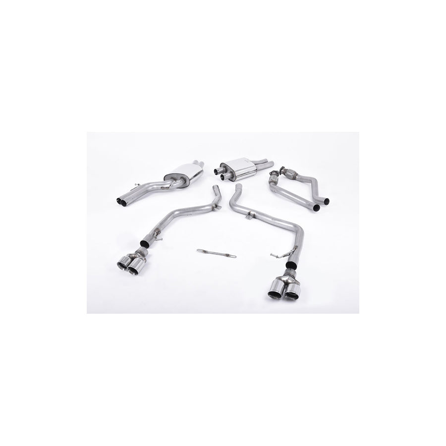 MillTek Audi B8 S4 Race Cat-Back Exhaust