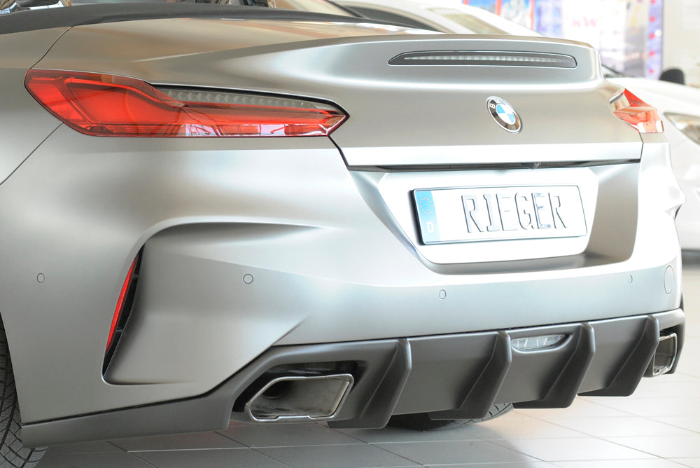 Rieger 00050523 BMW Z4 G4Z/G29 Rear Diffuser for Original Tailpipe Left & RIght -  Matte Black