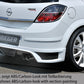 Rieger 00099325 Opel Astra H Rear Diffuser for Twin Tailpipe Left & Right - Carbon-Look