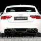 Rieger 00099075 Audi B8 B81 A5 Rear Diffuser for Original Tailpipe Left & RIght - Carbon-Look