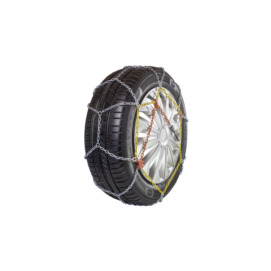 ECOBUDGET 450316 Snow chains with chain tensioner, with mounting manual, with protective gloves, with storage bag, Steel