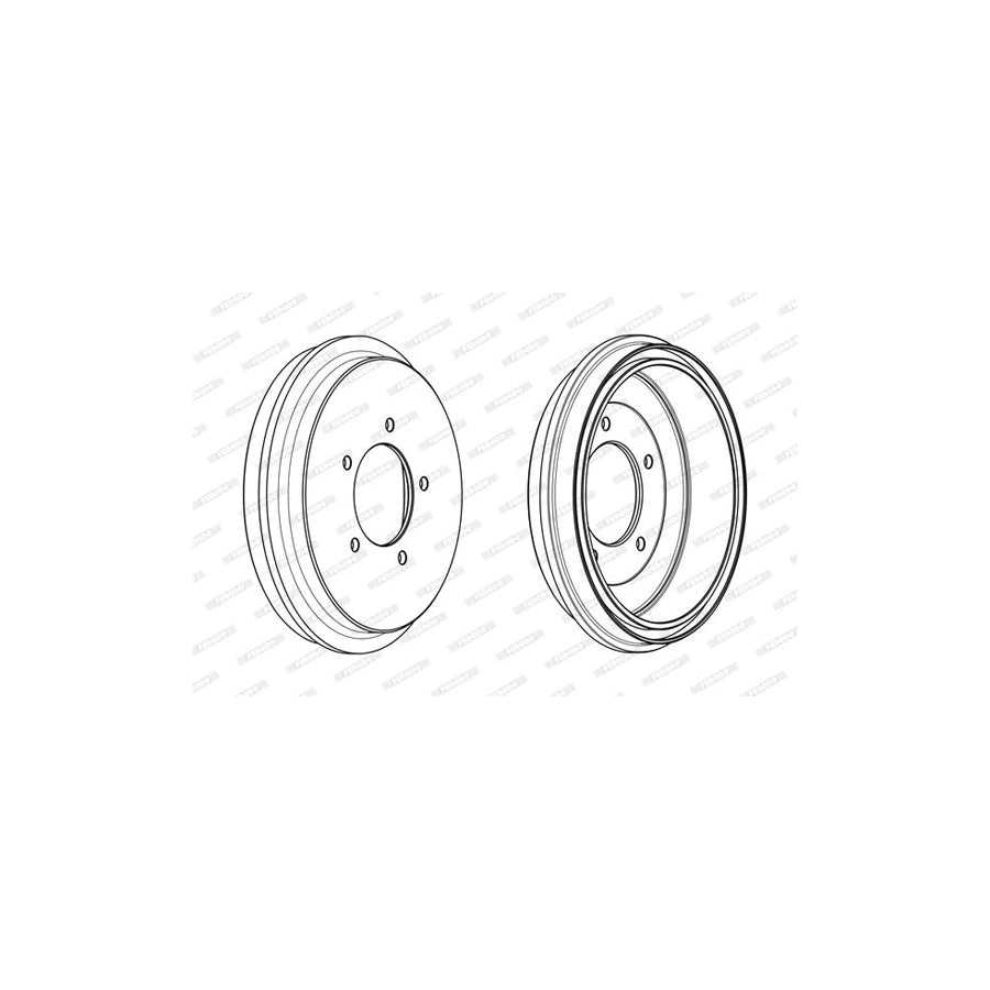 Ferodo Fsl428 Brake Pad Set Fuse Technology Incl Wear Warning Contact