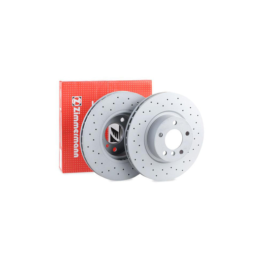 ZIMmERMANN SPORT COAT Z 150 3494 52 Brake Disc Internally Vented Perforated Coated High carbon