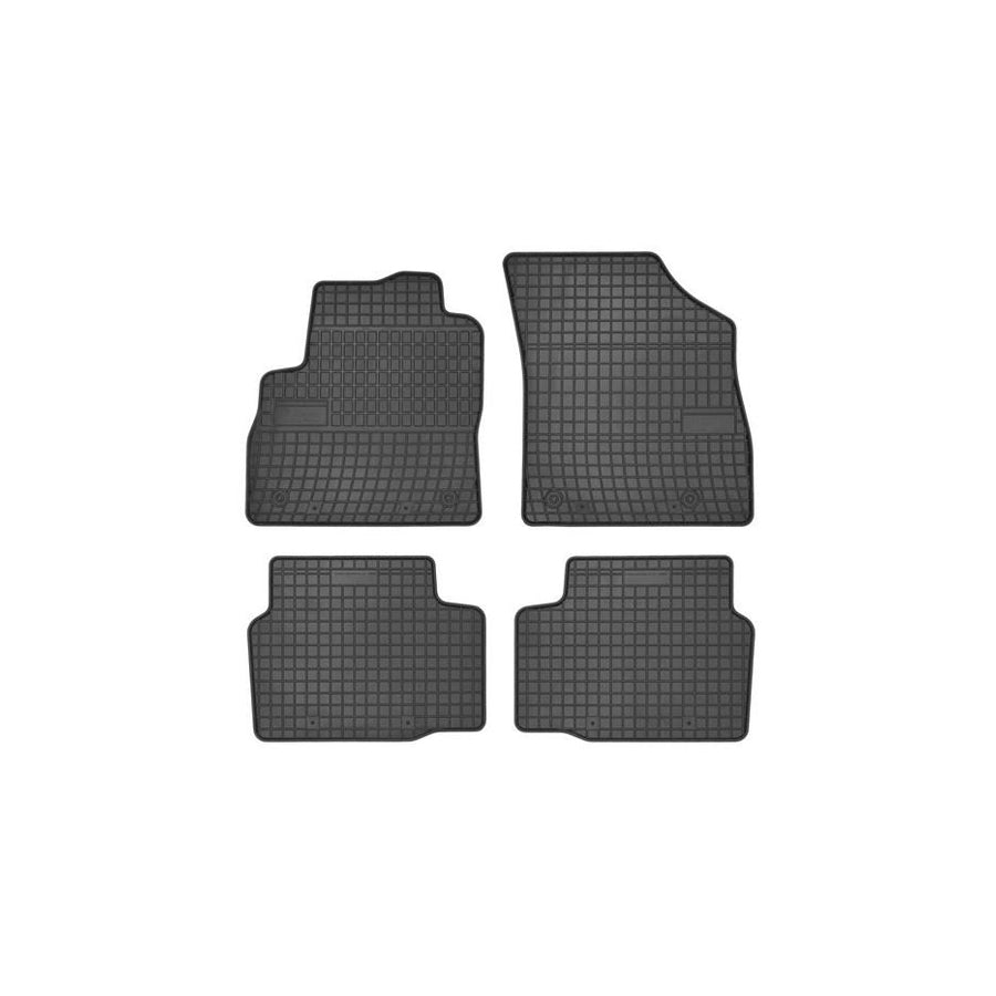 FROGUM Tailored 546832 Floor mat set for OPEL ASTRA Elastomer, Front and Rear, Quantity: 4, Black, (LHD)