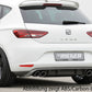 Rieger 00088068 SEAT 5F Leon Rear Diffuser for Twin Tailpipe Left & Right - Glossy Black