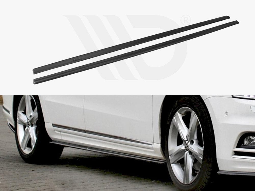 Maxton Design VW-PA-B7-RLINE-SD1T Side Skirts Diffusers VW Passat B7 R-line (2010-2014) | Duco Car Parts UK Car Parts