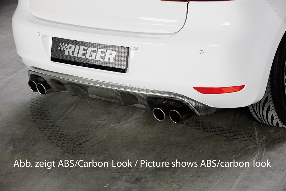 Rieger 00059511 VW Mk6 Golf Rear Diffuser