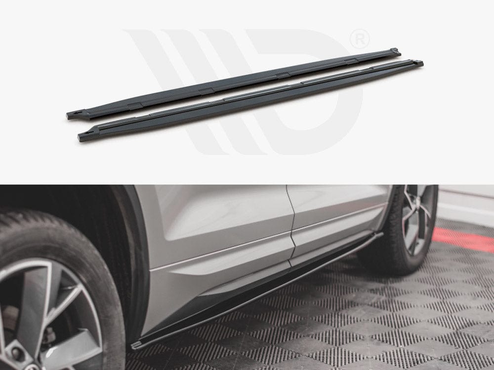 Maxton Design SK-KO-1-SL-SD2T Side Skirts Diffusers Skoda Kodiaq MK1 Sportline / Vrs (2017-) | Duco Car Parts UK Car Parts
