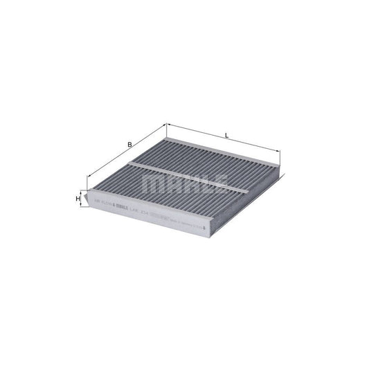 MAHLE ORIGINAL LAK 234 Pollen filter Activated Carbon Filter