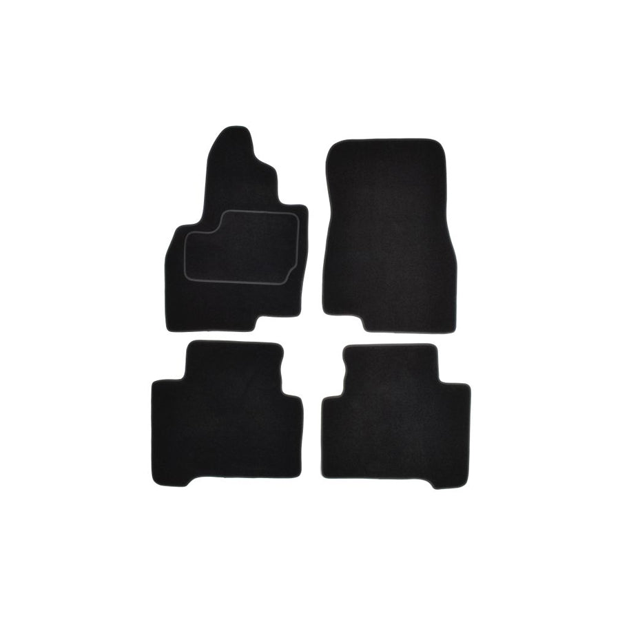 MAMMOOTH A041 MIT60 PRM 01 Floor mat set for MITSUBISHI Grandis (NA4W) Textile, Front and Rear, Quantity: 4, Black