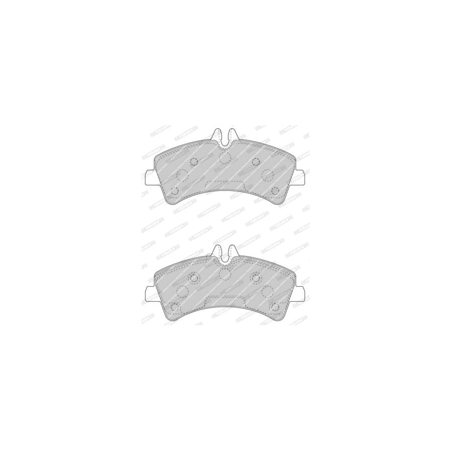 Ferodo Premier Eco Friction Fvr4429 Brake Pad Set Suitable For Mercedes Benz Sprinter Incl Wear Warning Contact With Accessories