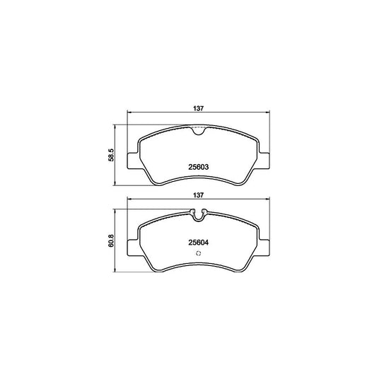 Hella 8DB 355 020 721 Brake Pad Set Prepared For Wear Indicator With Brake Caliper Screws With Accessories