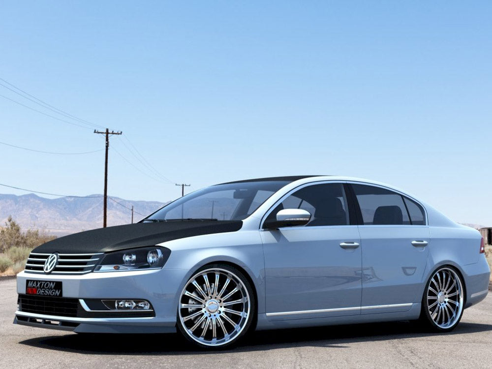 Maxton Design VW-PA-B7-FD1T Front Splitter Vw Passat B7 | Duco Car Parts UK Car Parts