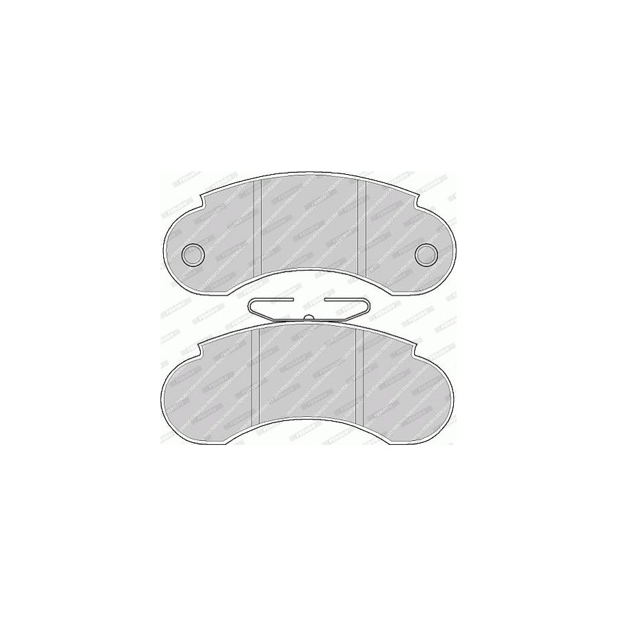 Ferodo Premier Eco Friction Fvr752 Brake Pad Set Suitable For Mercedes Benz 100 Not Prepared For Wear Indicator Without Accessories