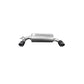 AC Schnitzer BMW F22 F23 M240i Dual Sports Exhaust With Carbon Fibre Tailpipe