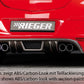 Rieger 00099319 Opel Astra H GTC Rear Diffuser