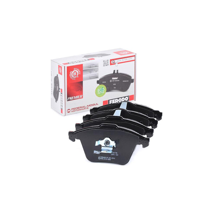 Ferodo Premier Eco Friction Fdb1706 Brake Pad Set Not Prepared For Wear Indicator With Piston Clip Without Accessories