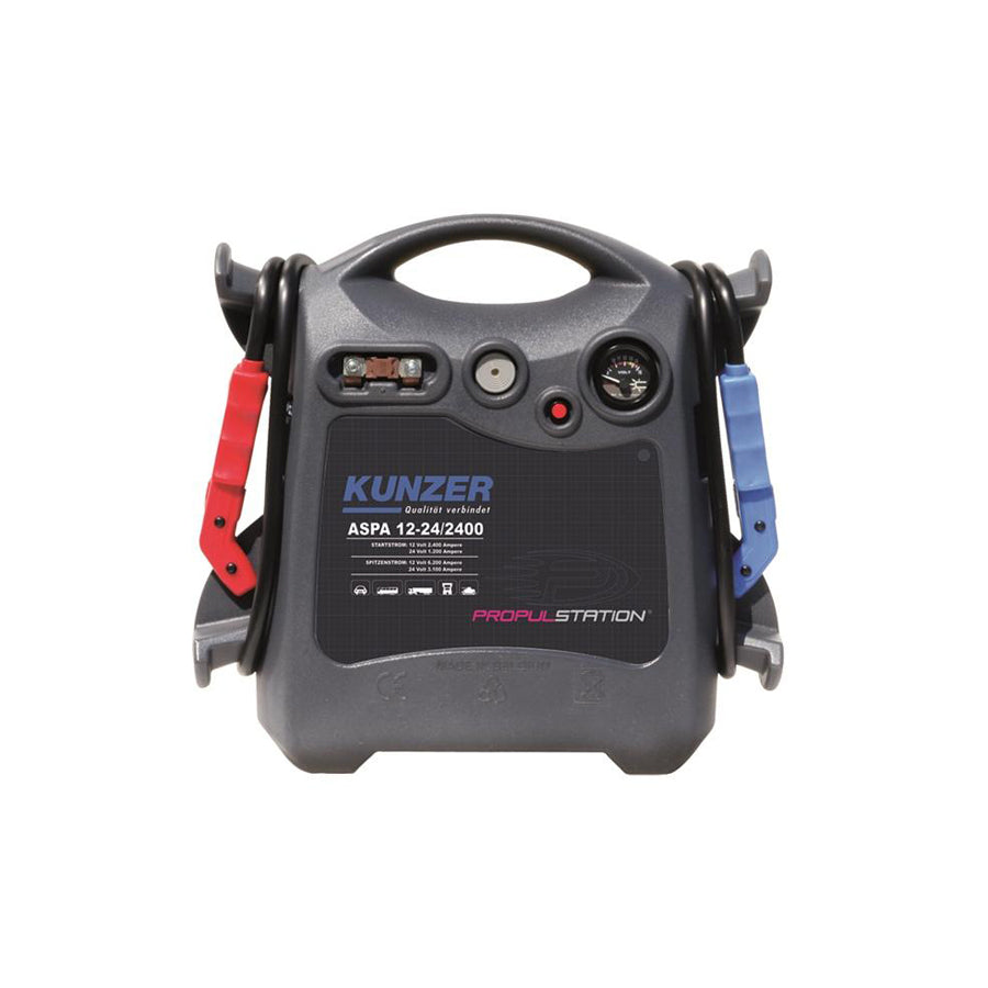 KUNZER ASPA 12-24/2400 Battery Charger with jump starter, 12, 24V