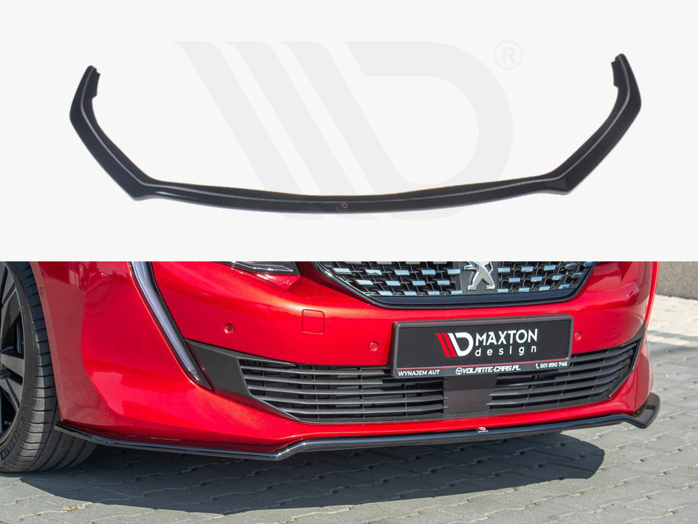 Maxton Design PE-508-2-GT-FD1T Front Splitter V.1 Peugeot 508 MK2 | Duco Car Parts UK Car Parts