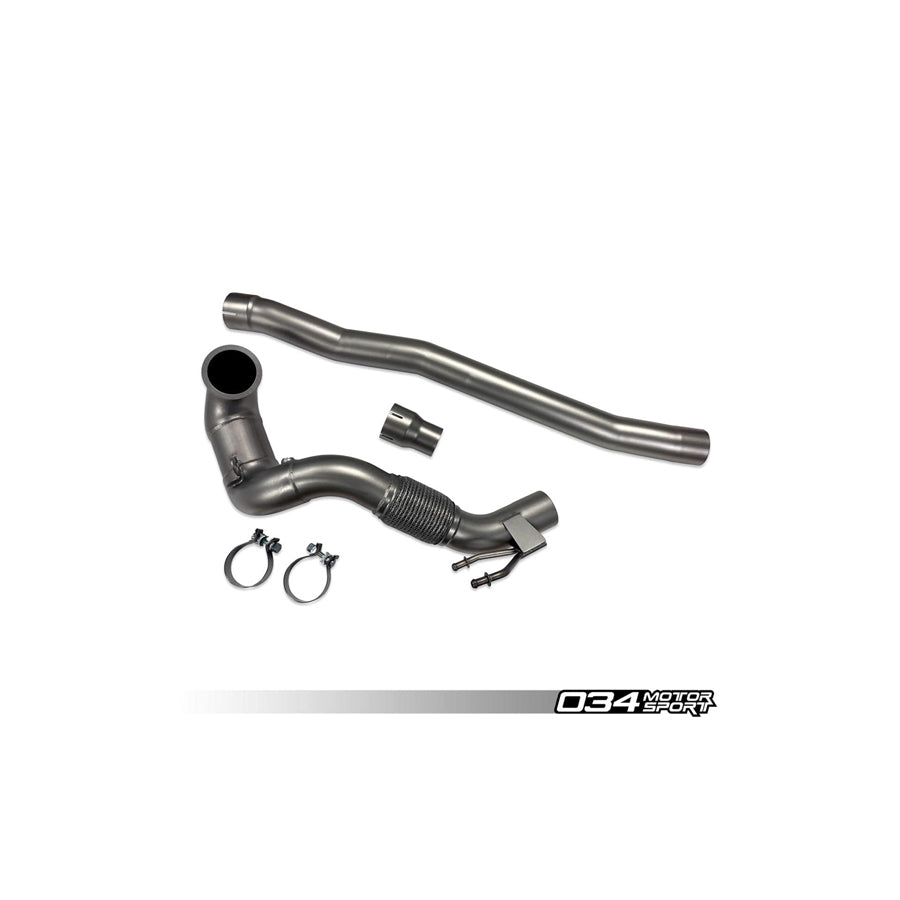 034Motorsport Audi VW EA888 MQB 8V.5 MK7.5 Cast Stainless Steel Performance Downpipe (Inc. S3, RS3, Golf GTI & Golf R)