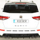 Rieger 00088228 SEAT 5FP Ateca Cupra Rear Diffuser - Glossy Black