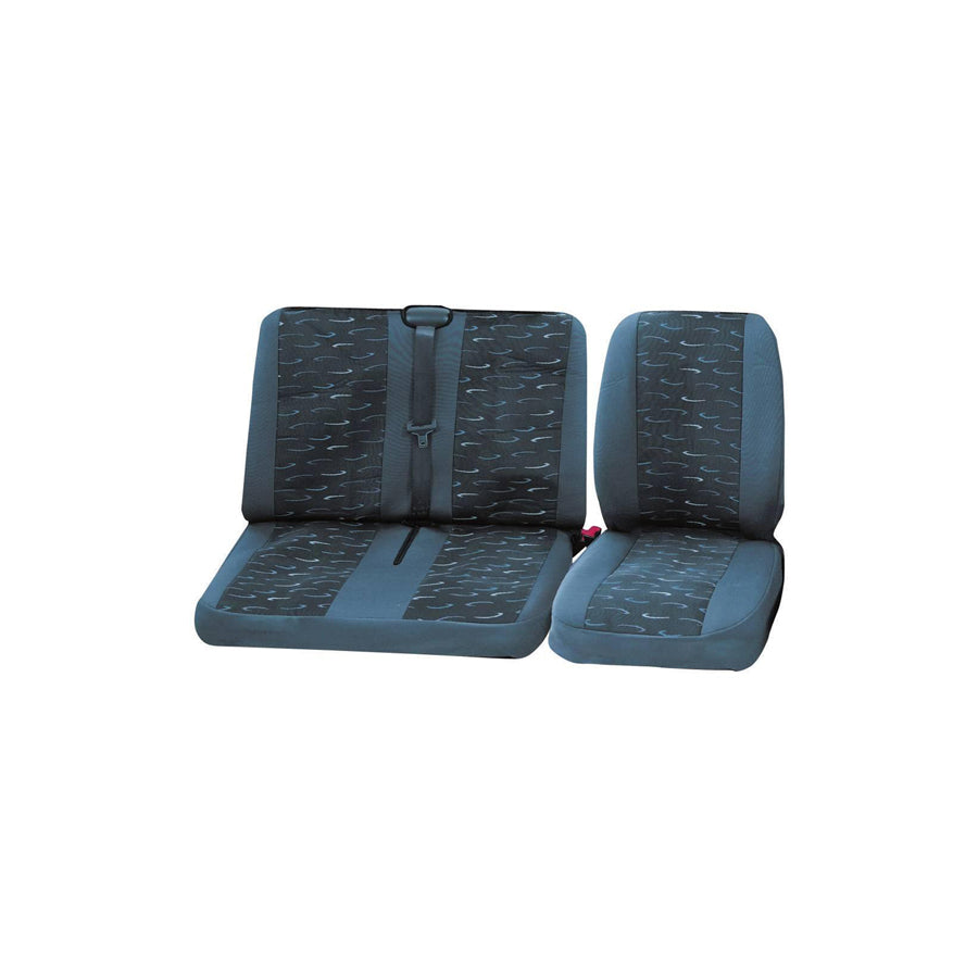 CARTREND 79-4020-01 Car seat cover Grey, Textile, Rear