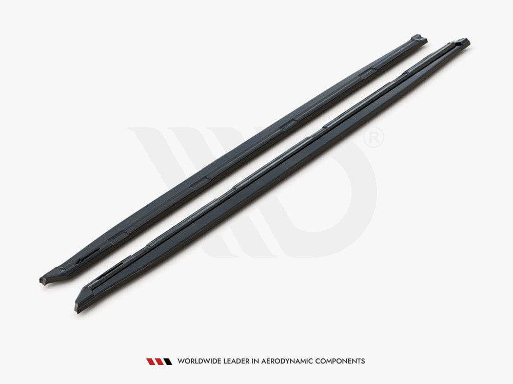 Maxton Design SK-KO-1-SL-SD1T Side Skirts Diffusers Skoda Kodiaq MK1 Sportline / Vrs *version With Mudflaps* (2017-) | Duco Car Parts UK Car Parts