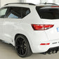 Rieger 00088228 SEAT 5FP Ateca Cupra Rear Diffuser - Glossy Black