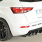 Rieger 00088228 SEAT 5FP Ateca Cupra Rear Diffuser - Glossy Black