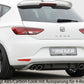 Rieger 00088067 SEAT 5F Leon Rear Diffuser for Twin Tailpipe Left - Glossy Black