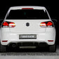 Rieger 00059510 VW Mk6 Golf Rear Diffuser for Original Tailpipe Left -  Matte Black