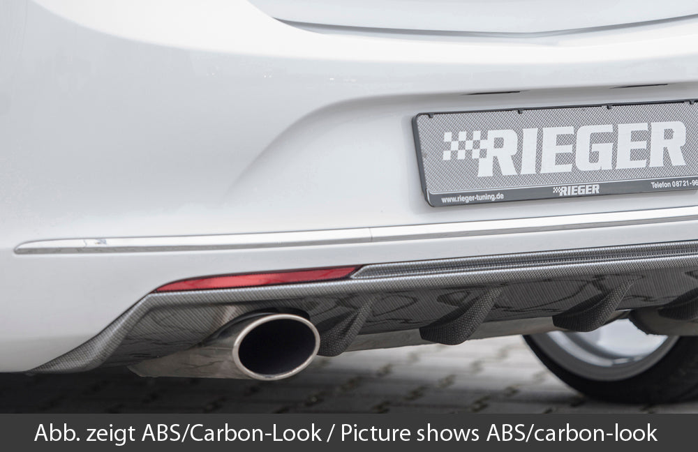 Rieger 00088066 Opel Astra J Rear Diffuser