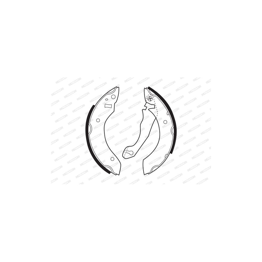 FERODO PREMIER FSB153 Brake Shoe Set