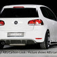 Rieger 00059510 VW Mk6 Golf Rear Diffuser for Original Tailpipe Left -  Matte Black