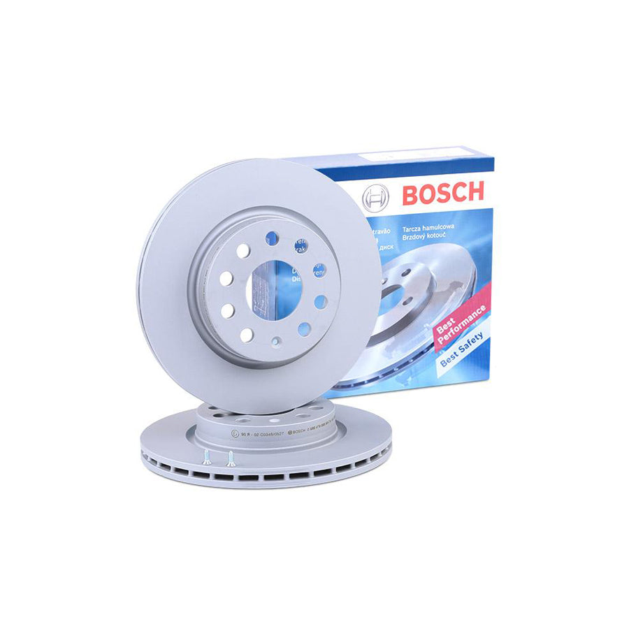 BOSCH 0 986 479 098 Brake Disc Internally Vented Vented Coated High carbon with bolts screws