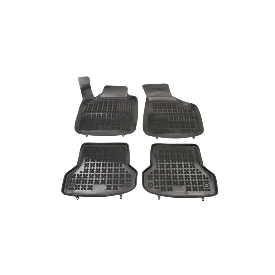 REZAW PLAST Tailored 200311 Floor mat set for AUDI A3 Elastomer, Front and Rear, Quantity: 4, Black