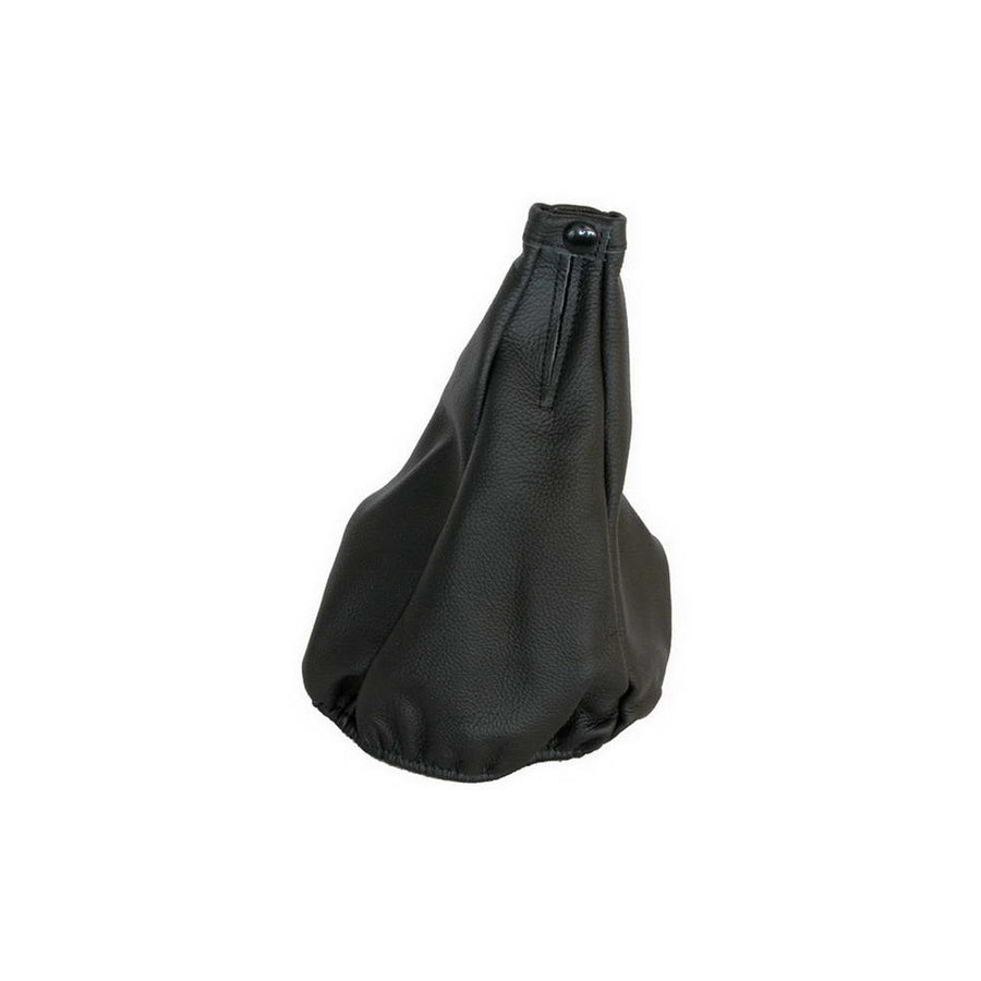 CARPOINT 2512747 Gear stick gaiter Leather, Black, Universal